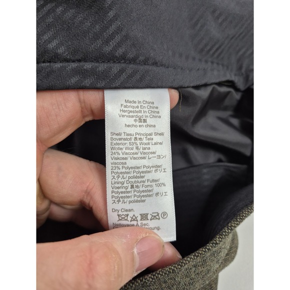 J Crew Slim Fit Thompson Suit Pant Donegal Wool Noisy Brown 33x32 - Picture 5 of 14